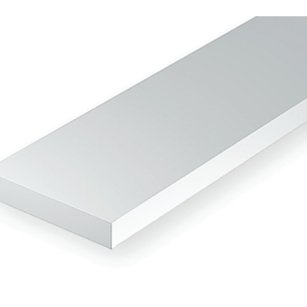 Evergreen 382 Styrene Strip .100 x .438 x 24 in (6 Pack)