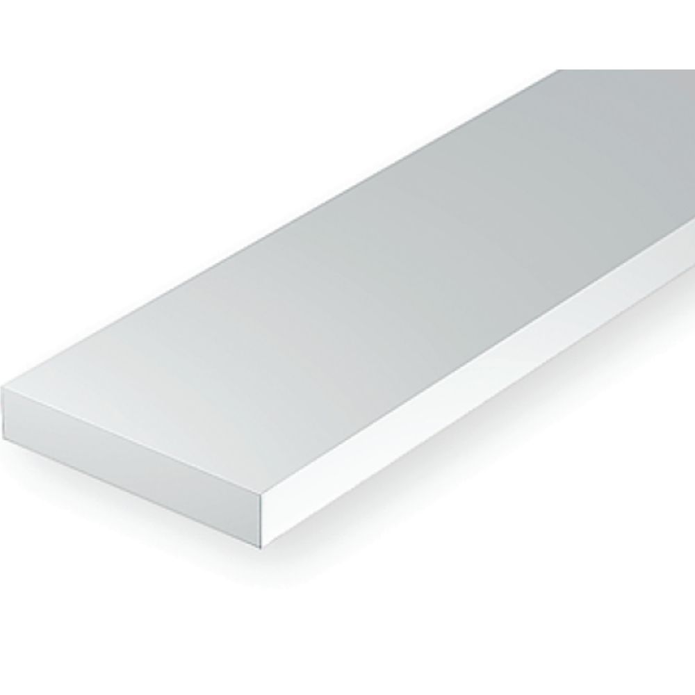 Evergreen 386 Styrene Strip .125 x .125 x 24 in (10 Pack)