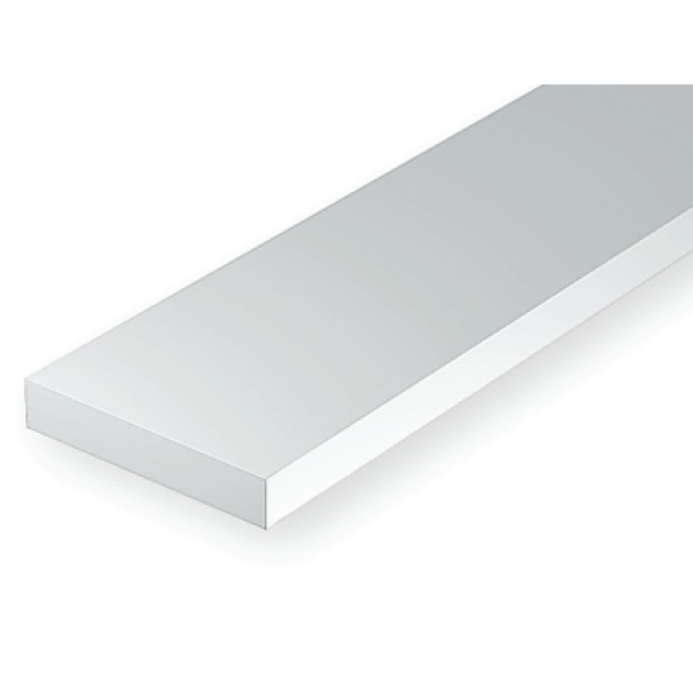Evergreen 392 Styrene Strip .125 x .438 x 24 in (5 Pack)