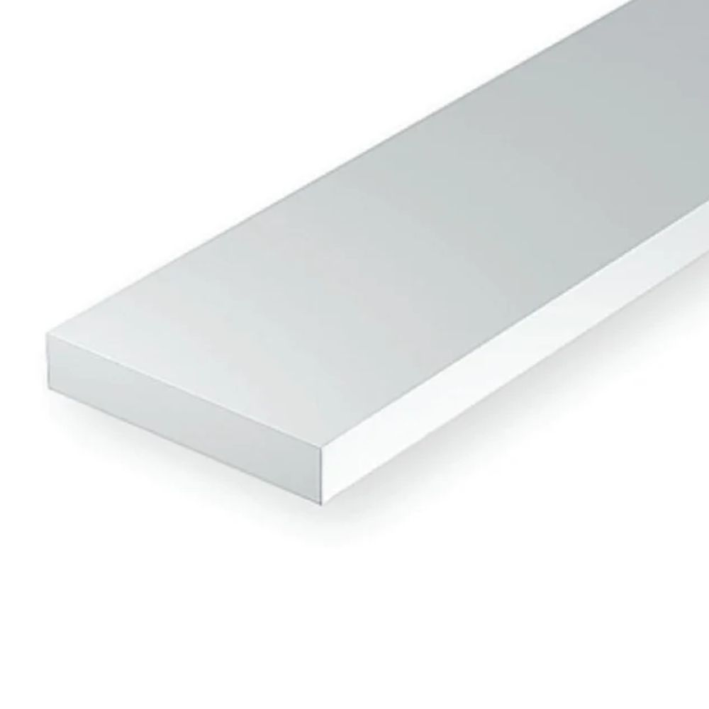 Evergreen 7106 S Scale Styrene Strip 1 x 6 (10 Pack)