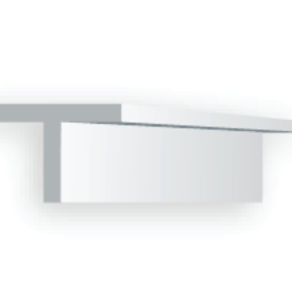 Evergreen 761 Styrene T-Shape 0.88 mm x 14 in (4 Pack)