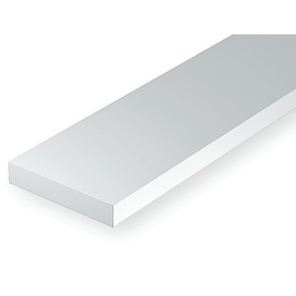 Evergreen 8106 HO Scale Styrene Strip 1 x 6 (10 Pack)