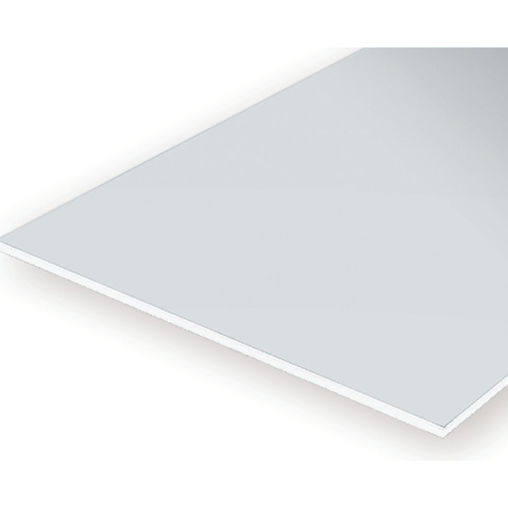 Evergreen 9030 White Styrene Sheet 6 x 12 in, .030 in Thick (2 Pack)