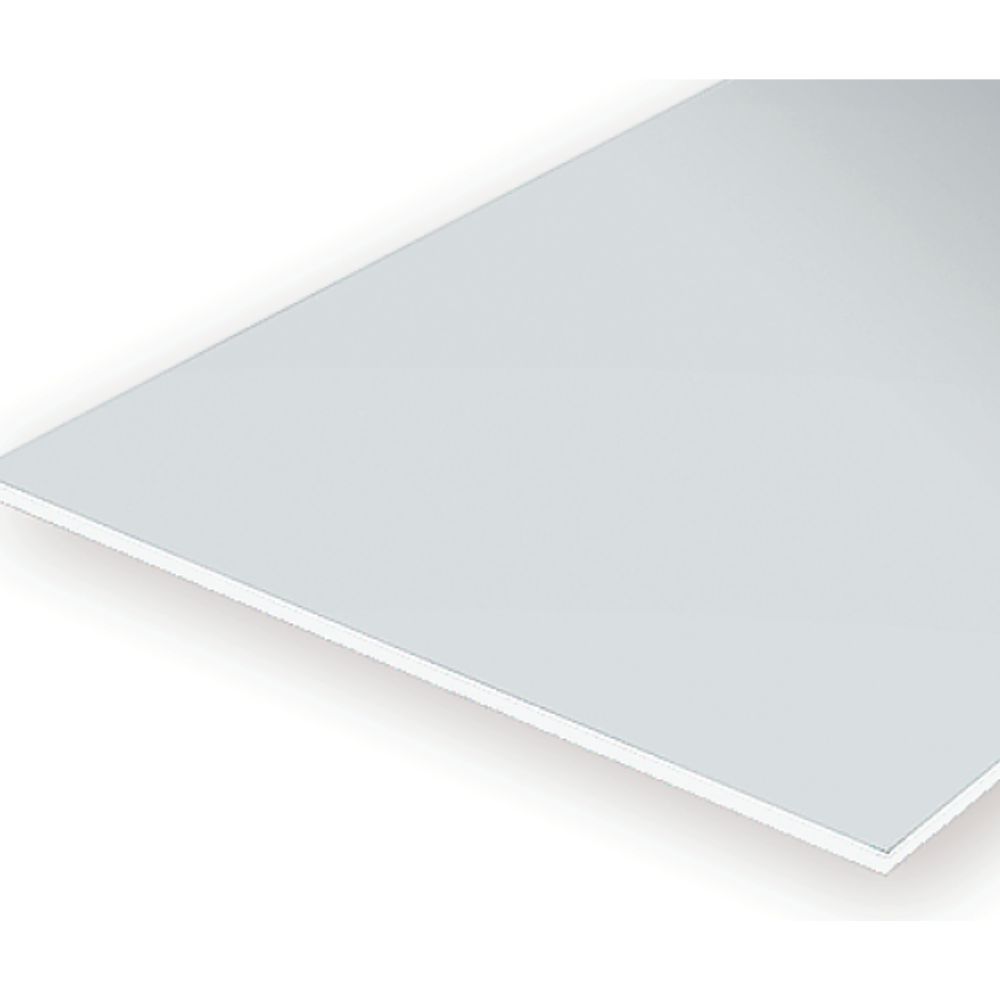 Evergreen 9116 Black Styrene Sheet 8 x 21 in, 1.5 mm Thick (2 Pack)