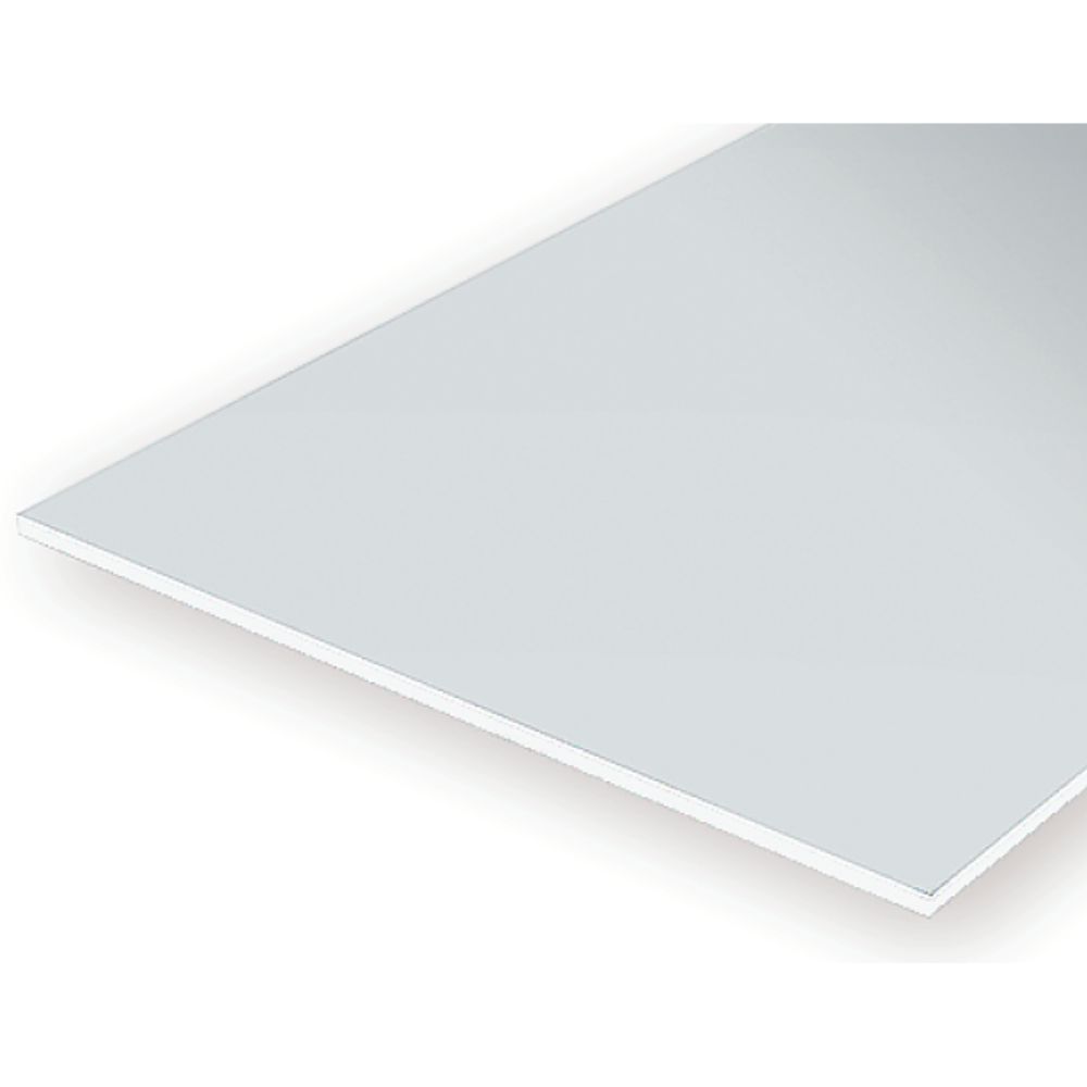 Evergreen 9511 Black Styrene Sheet 6 x 12 in, 0.25 mm Thick (4 Pack)