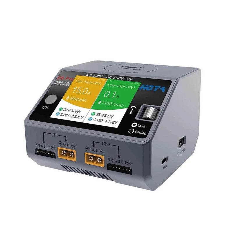 HOTA D6 PRO CHARGER AC200W DC650W 15A - Rising Sun FPV