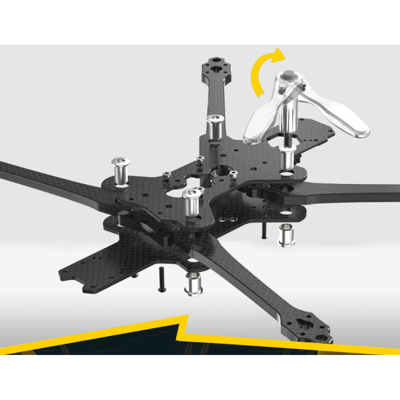 Mario 8 Foldable Frame By SpeedyBee - Rising Sun FPV