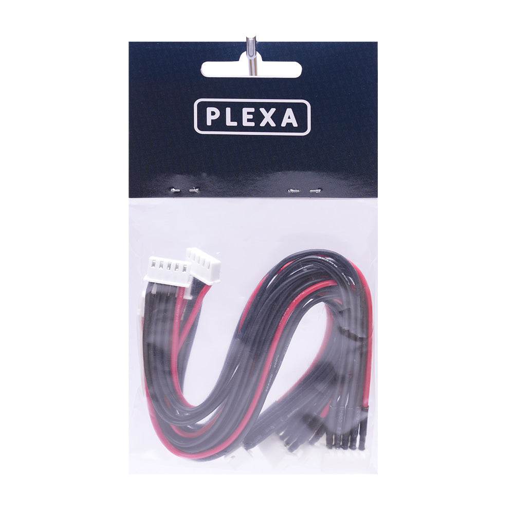 Plexa 4S Balance Lead Extender 20cm 20AWG Cable (5 pack) - Rising Sun FPV