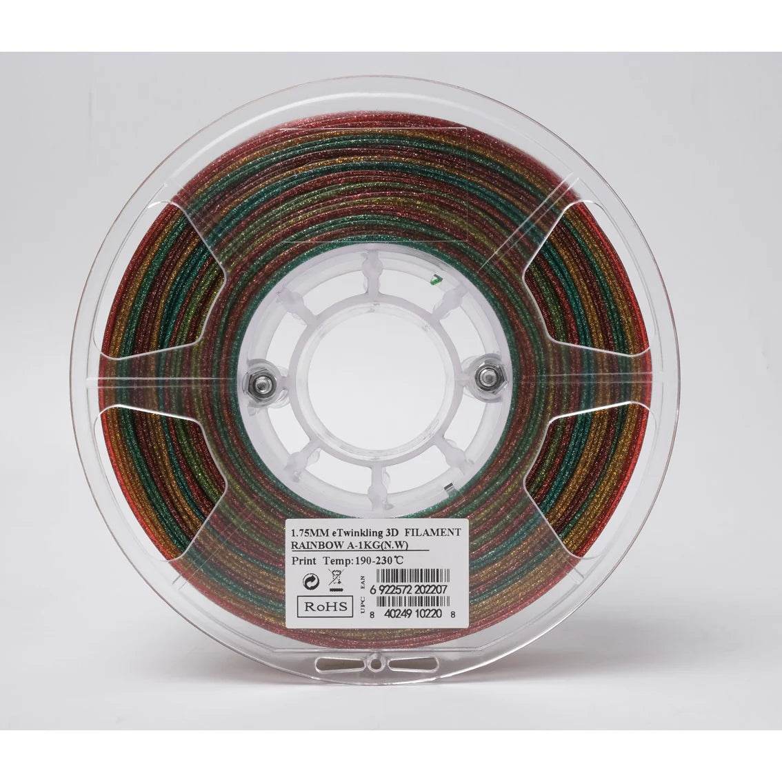eSun eTwinkling Glitter PLA 3D Print Filament 1.75mm 1kg - Rising Sun FPV