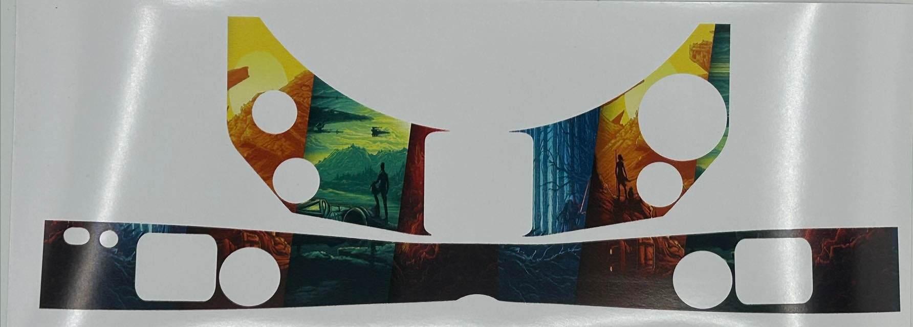 HDZero Goggle Skin - Rising Sun FPV