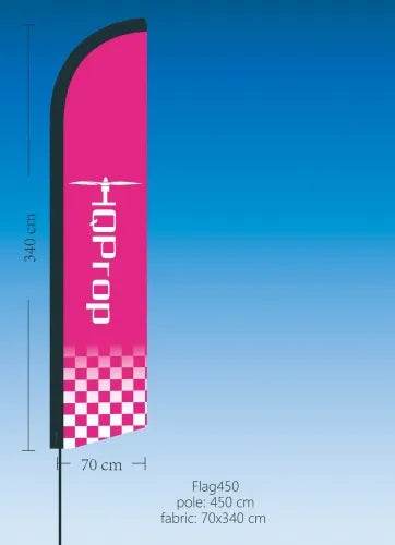 HQProp 3.4M Flag Fabric - Rising Sun FPV