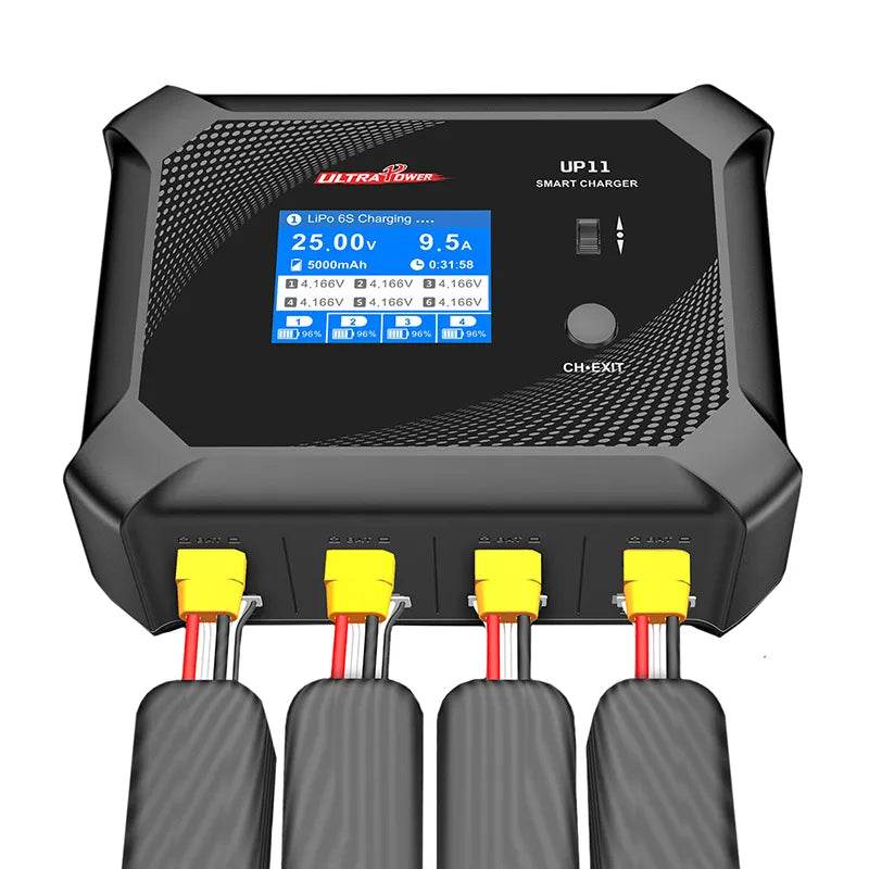 Ultra Power 11 4x60w Quad Output AC/DC Charger - Rising Sun FPV
