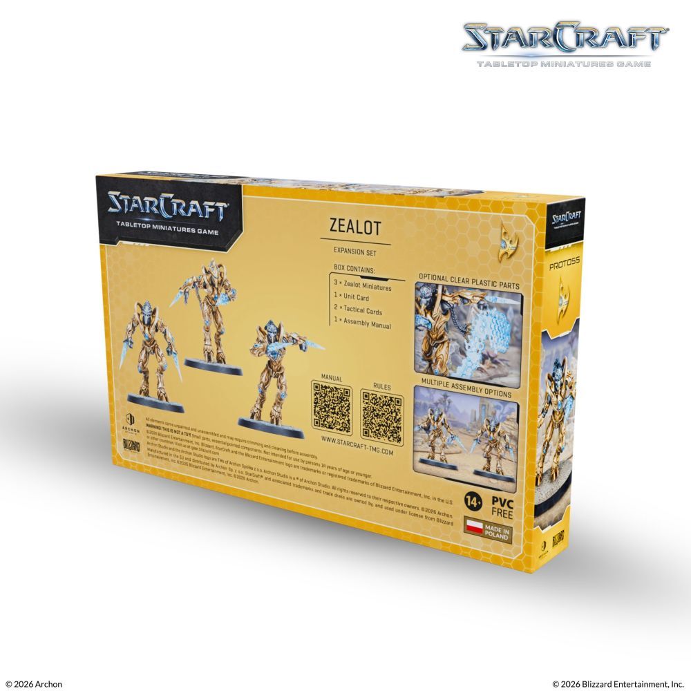 Starcraft Miniatures Games: Protoss - Zealot - Expansion Set