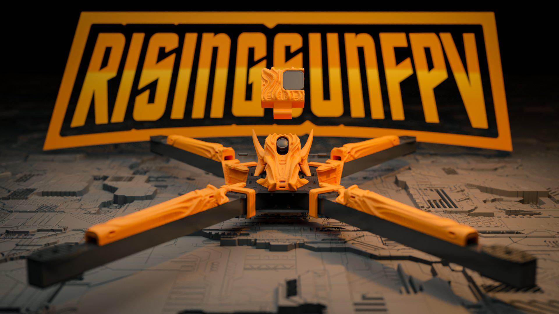 Big Fu*kin WEDGE (BFW) X-CLASS Frame - Rising Sun FPV