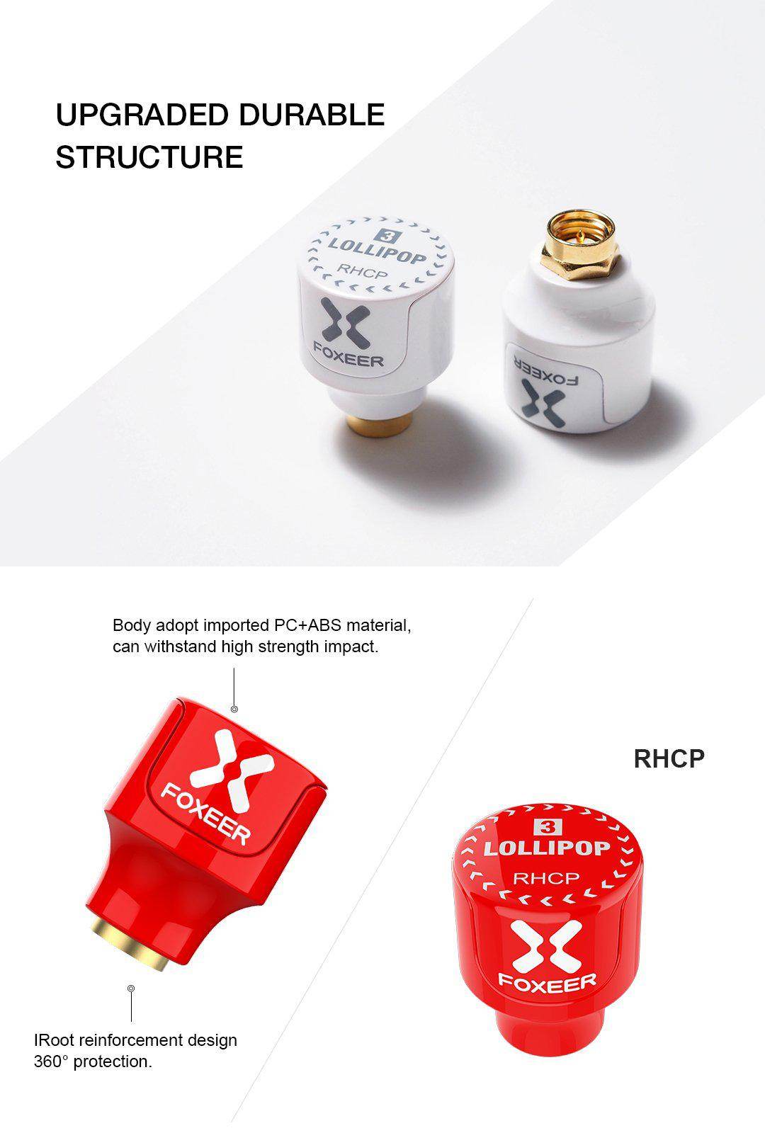 Foxeer Lollipop Stubby V3 (2 Pcs) - Rising Sun FPV