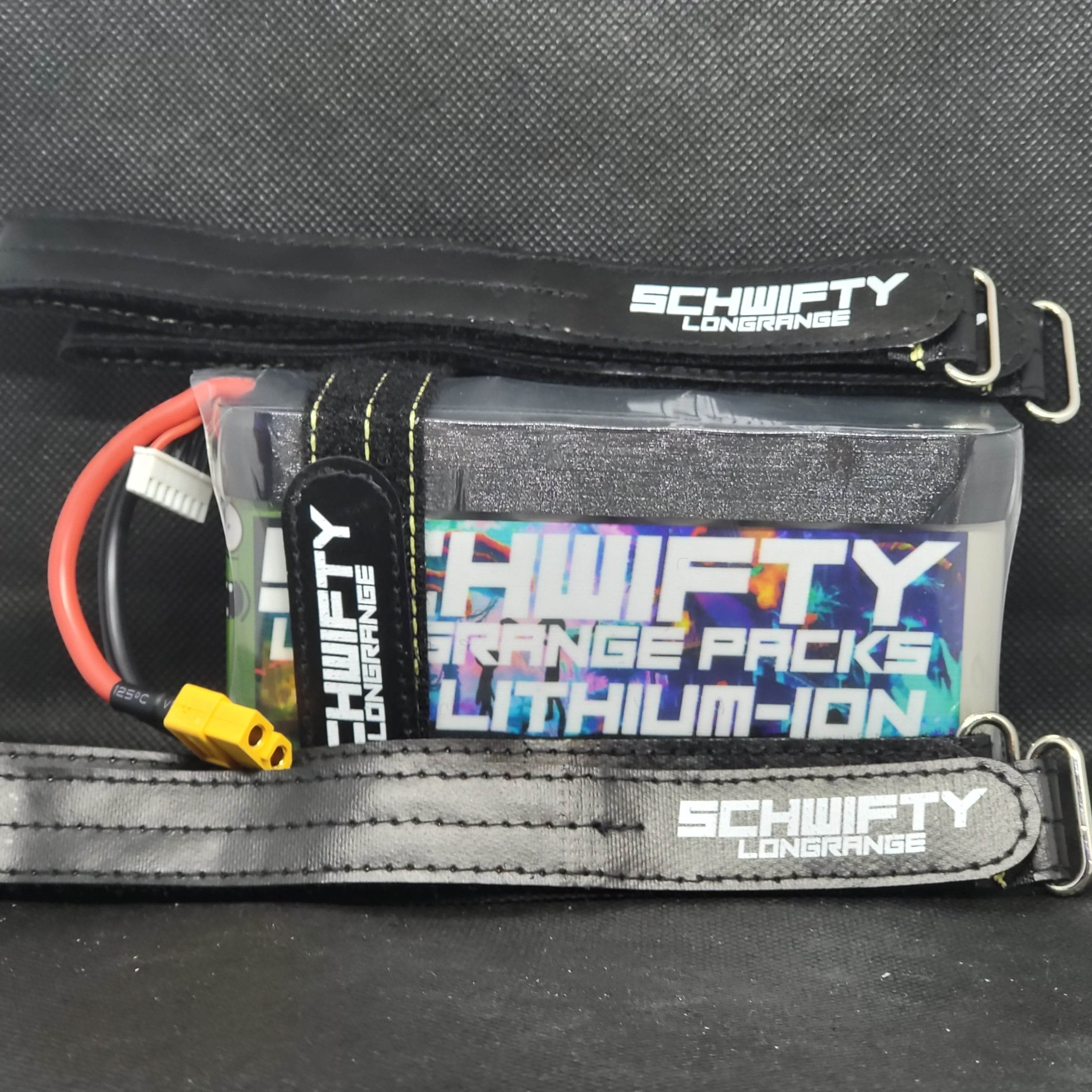 Schwifty Longrange Battery Straps - Rising Sun FPV