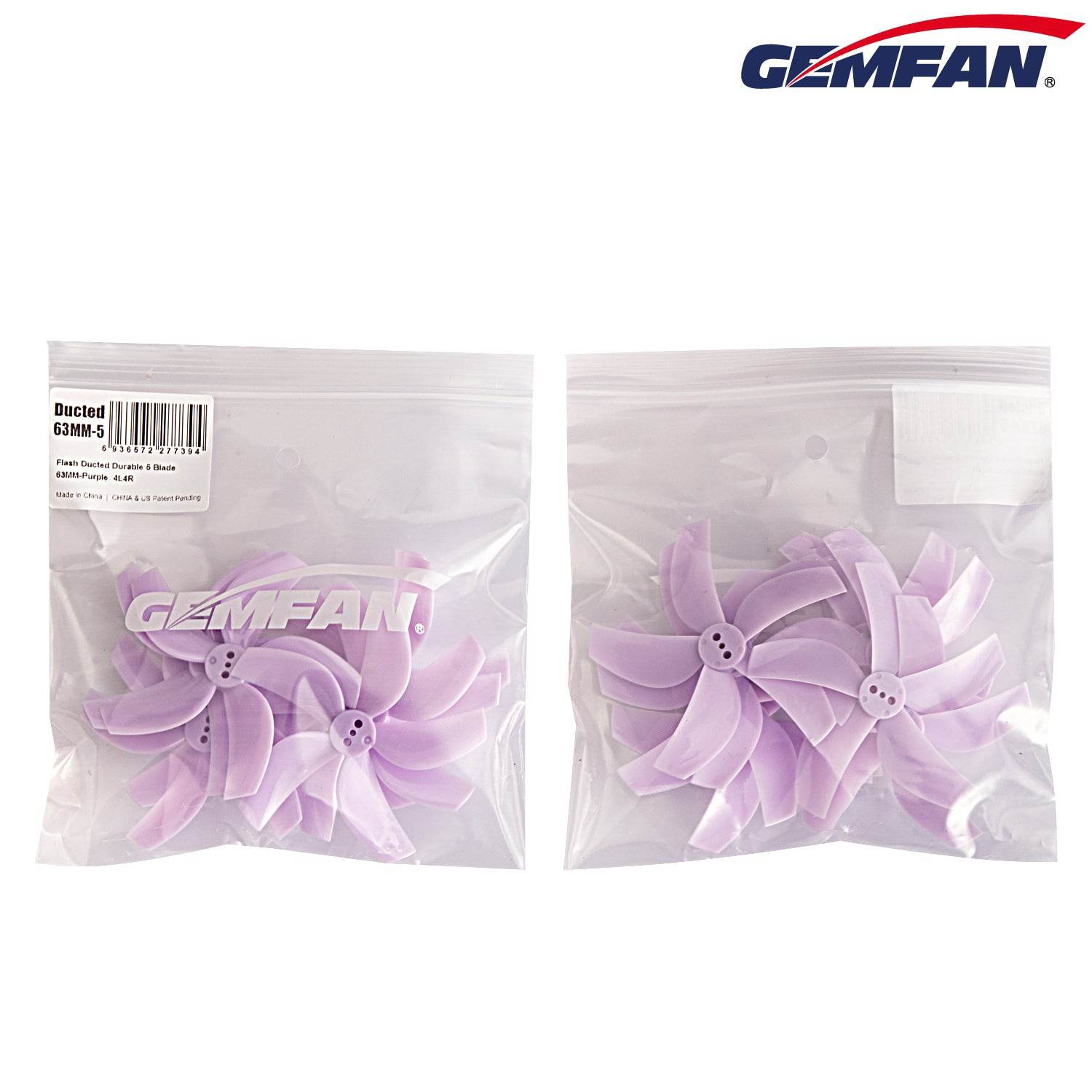 Gemfan D63-5 (2.5'') Cinewhoop Props - Rising Sun FPV