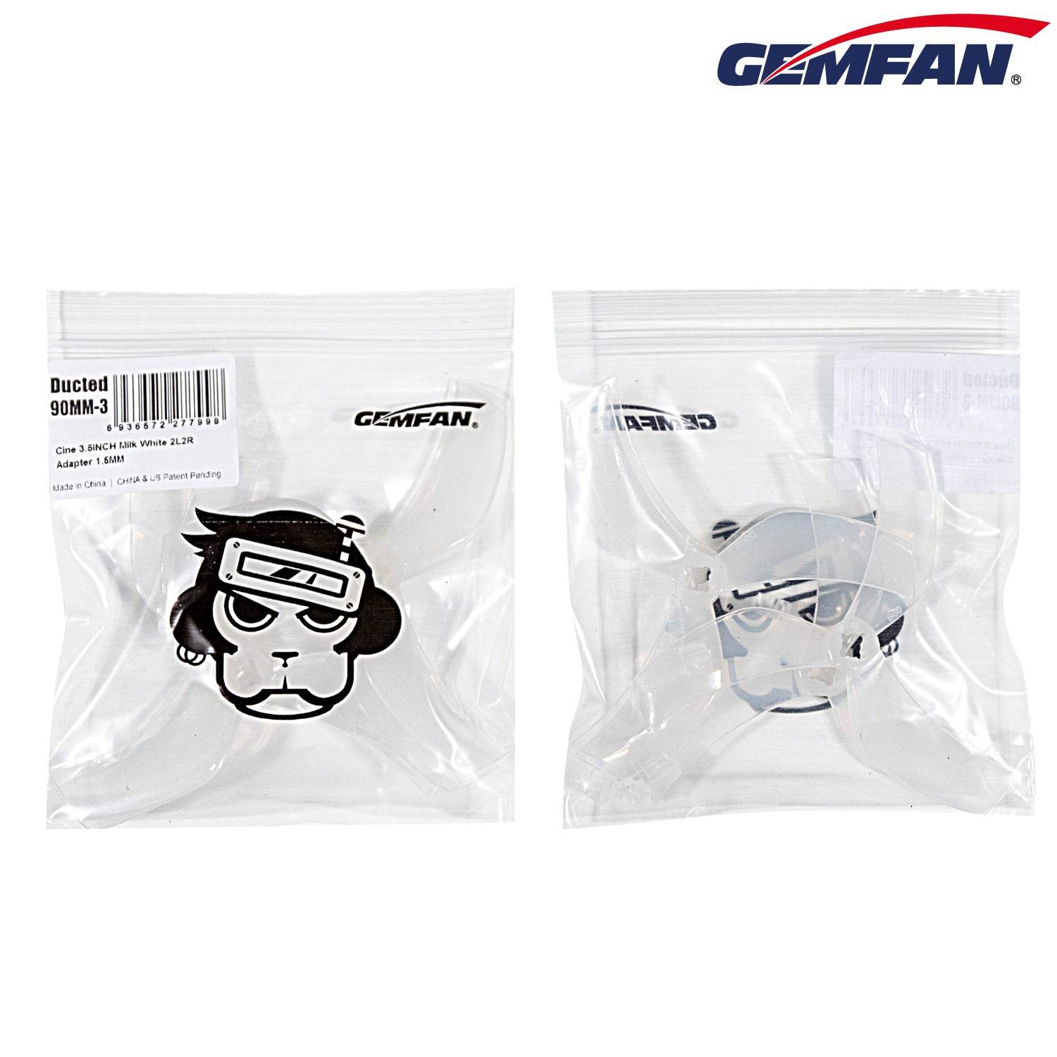 Gemfan D90-3 (3.5'') Cinewhoop Props - Rising Sun FPV