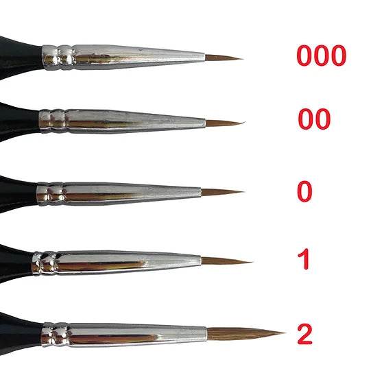 LANGHAO HAIR DETAIL PAINT BRUSH SET 3/0 - 2 - Rising Sun FPV