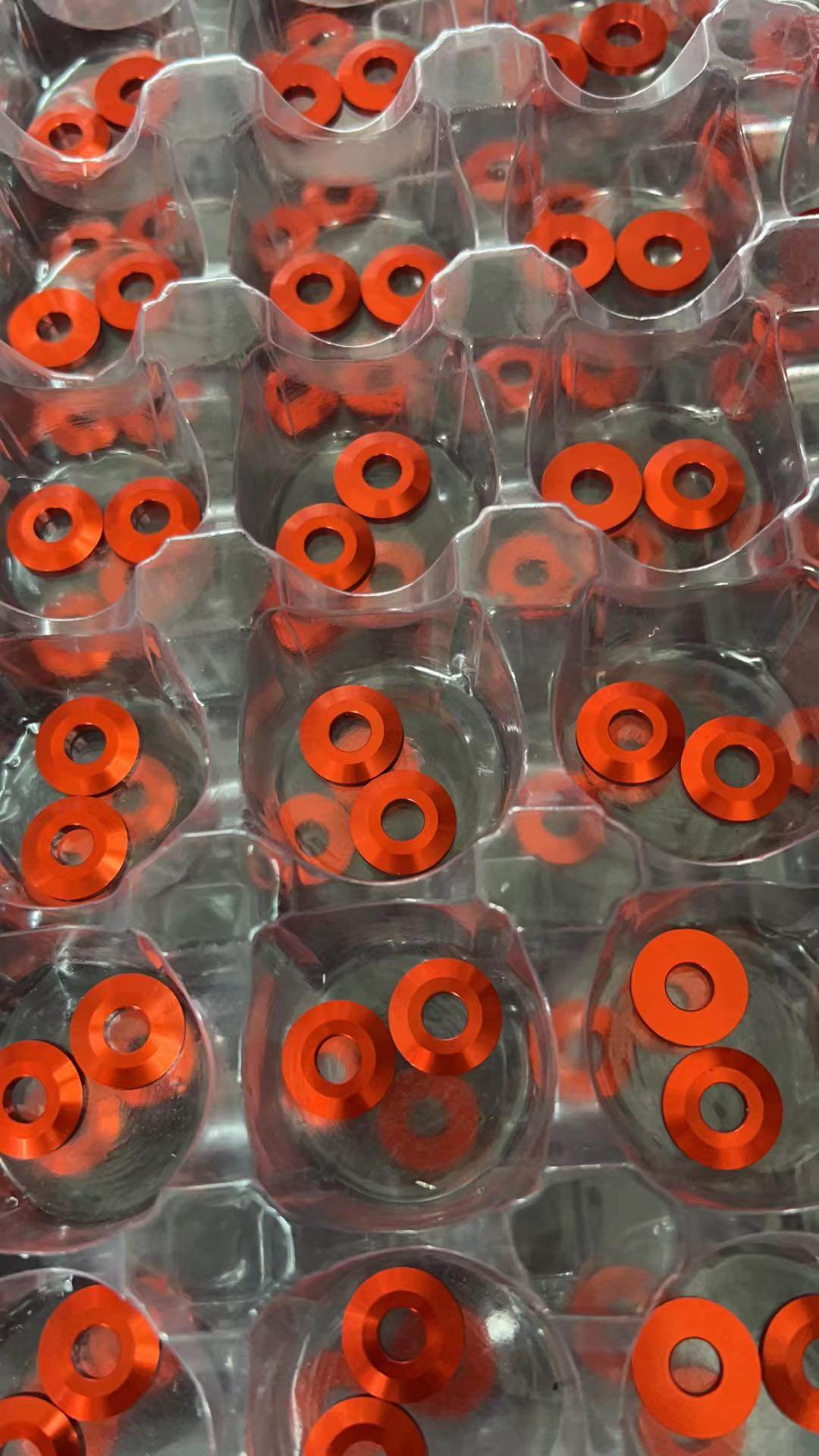 MACHINED ALUMINUM PROP WASHER RED - 1 pc - Rising Sun FPV