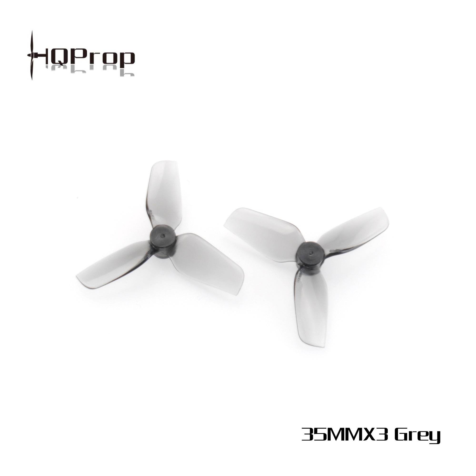 HQ Micro Whoop Prop 35MMX3 (2CW+2CCW)-Poly Carbonate-1MM Shaft - Rising Sun FPV
