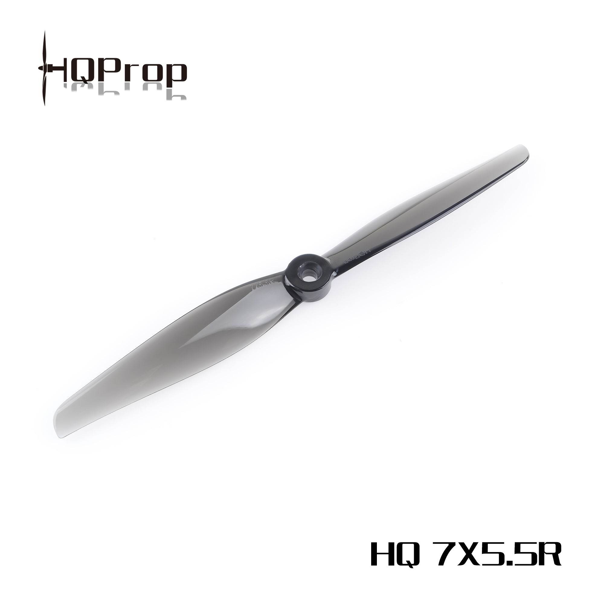HQProp 7X5.5 Light Grey (2CW+2CCW)-Poly Carbonate - Rising Sun FPV