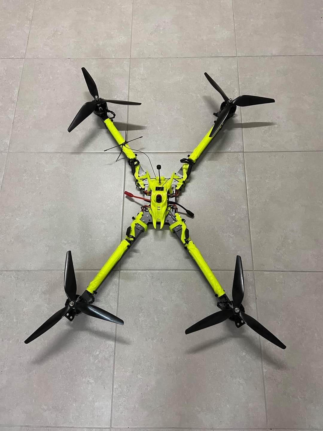 Big Fu*kin WEDGE (BFW) X-CLASS Frame 3D Printed Kit - Rising Sun FPV