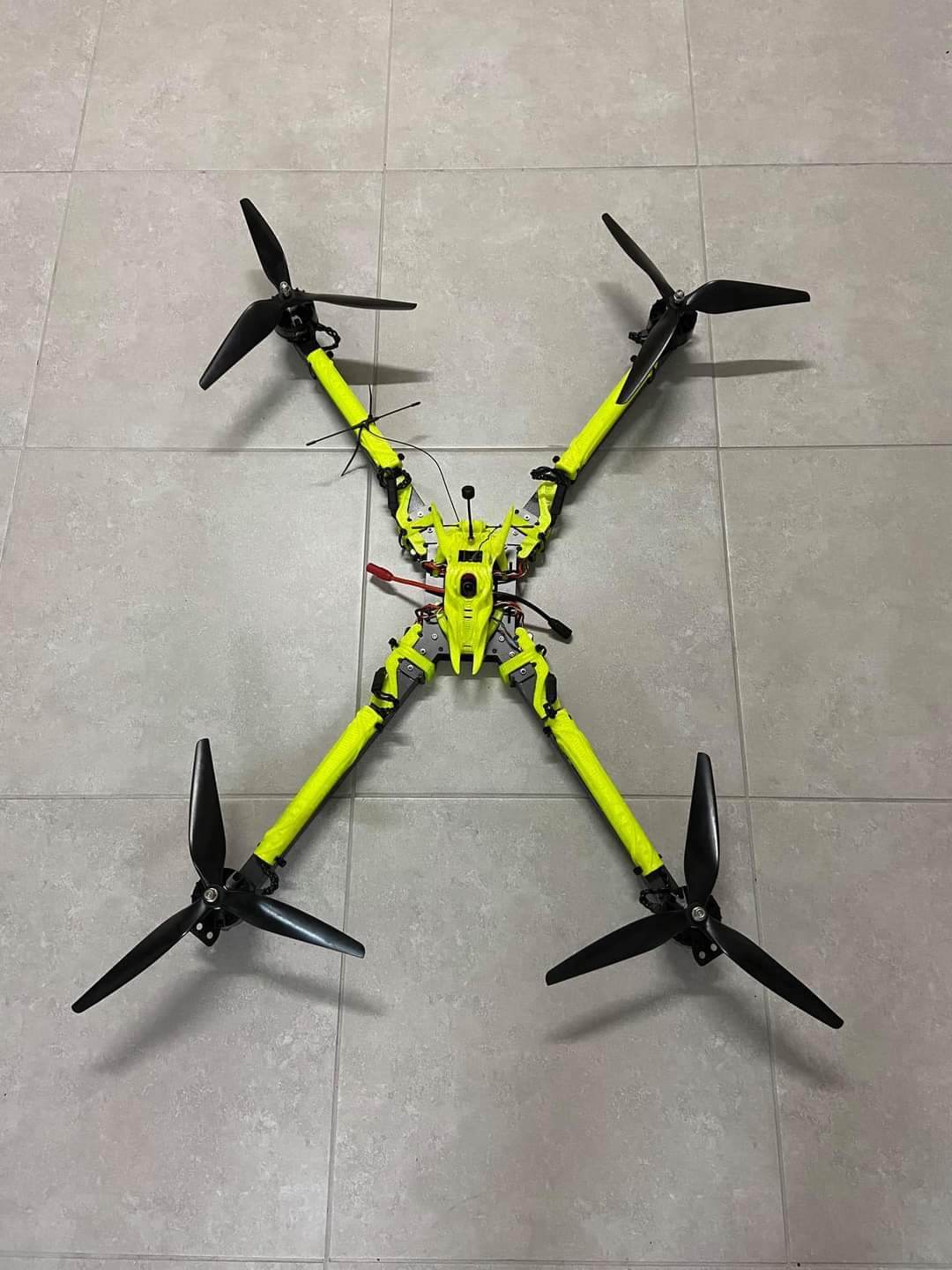 Big Fu*kin WEDGE (BFW) BEAST Class Frame - Rising Sun FPV