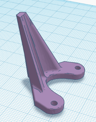 Sendstorm Lite Front Fin - Rising Sun FPV