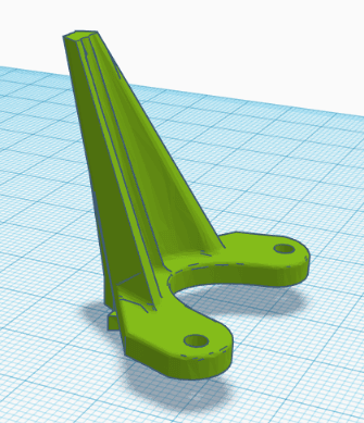 Sendstorm Lite Front fin with top plate hook - Rising Sun FPV