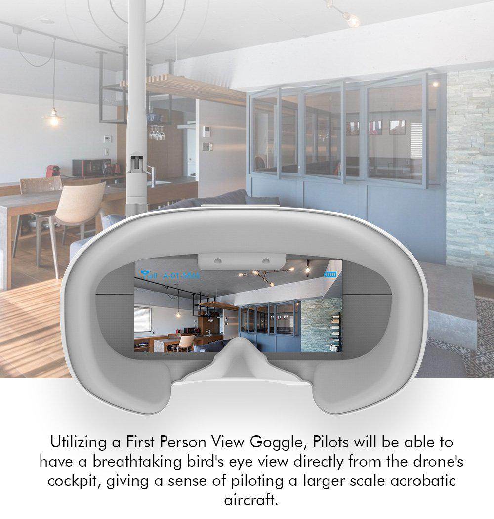 Emax EZ Pilot Beginner Indoor FPV Racing Drone With 600TVL CMOS Camera 37CH 25mW RC Quadcopter RTF - One Battery - Rising Sun FPV