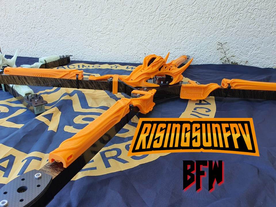 Big Fu*kin WEDGE (BFW) X-CLASS Frame - Rising Sun FPV