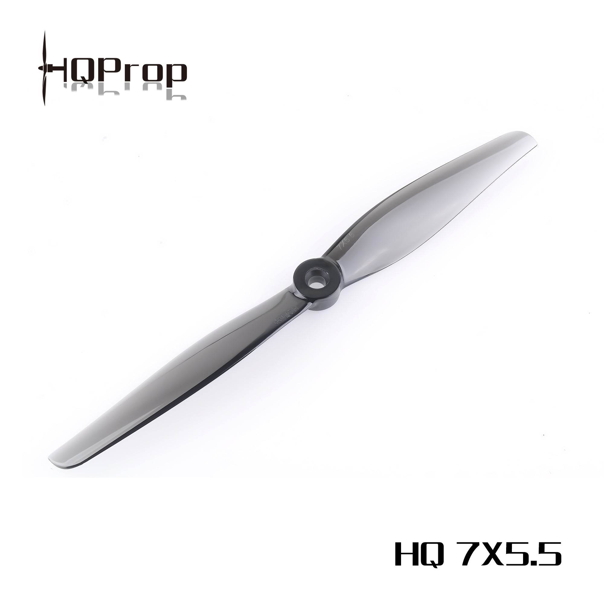 HQProp 7X5.5 Light Grey (2CW+2CCW)-Poly Carbonate - Rising Sun FPV