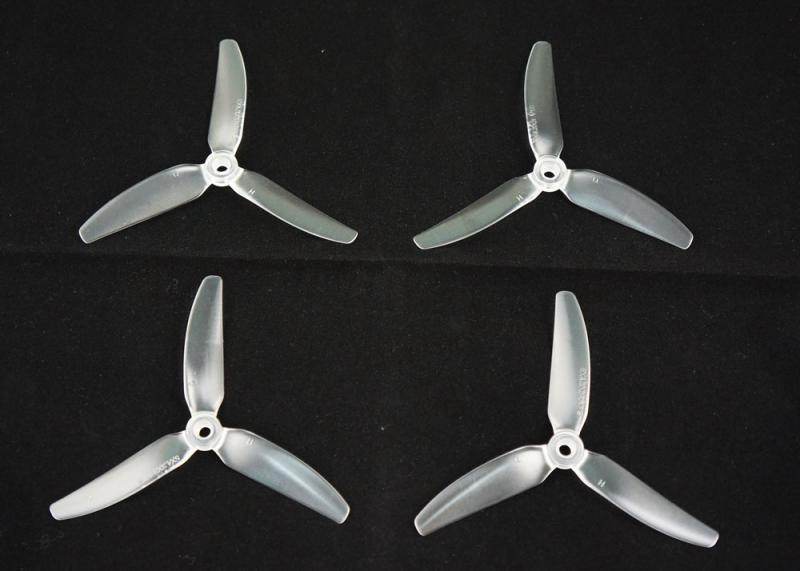 HQ Durable Prop Poly Carbonate 5X4.3X3V1S Tri Blade Propellers CW/CCW 1 Pack (4 Pieces) - Rising Sun FPV
