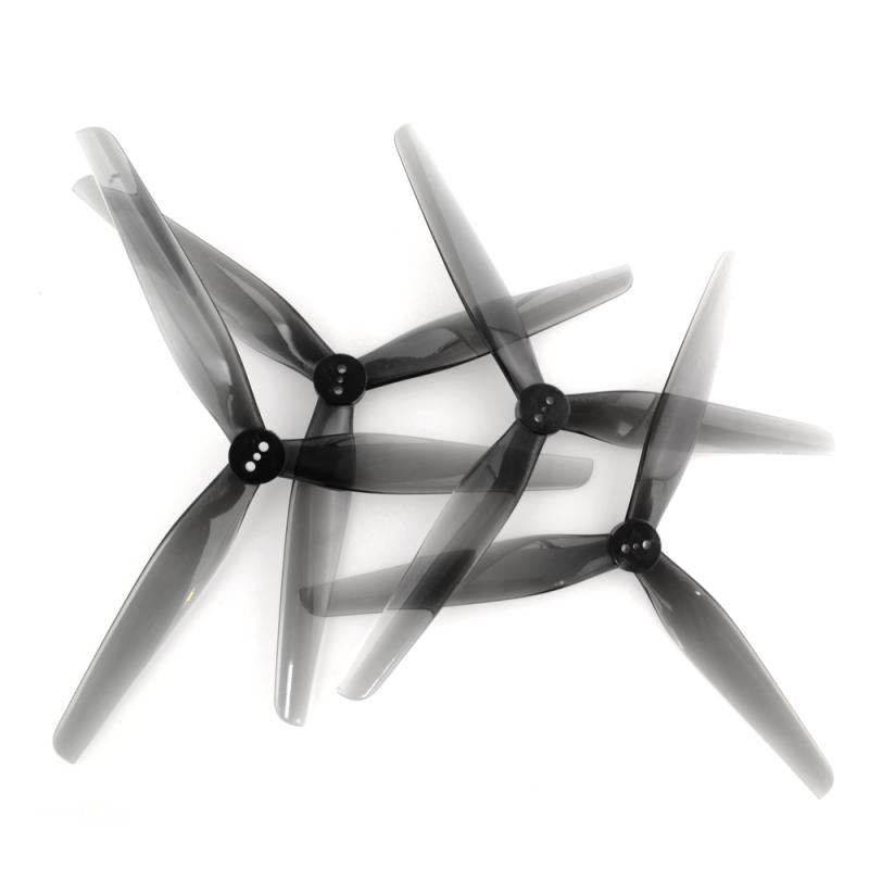 HQProp T6X2.5X3 Light Grey (2CW+2CCW)-Poly Carbonate - Rising Sun FPV