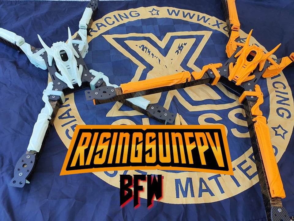 Big Fu*kin WEDGE (BFW) X-CLASS Frame - Rising Sun FPV