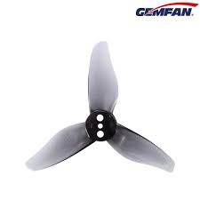 Gemfan Flash Durable Tri Blade 2023 1mm/1.5mm Shaft Propellers CW/CCW 1 Pack (8 Pieces) - Rising Sun FPV