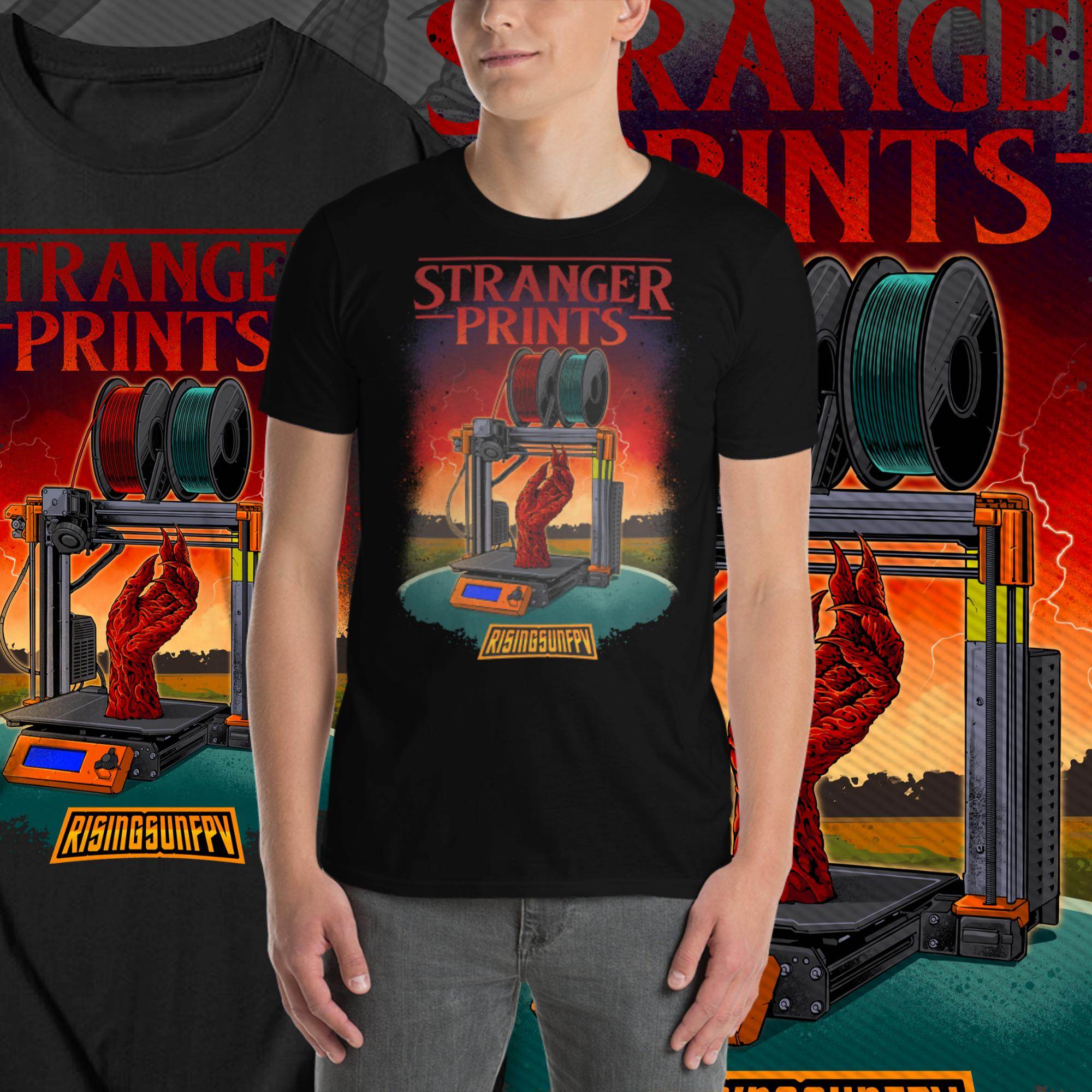 Stranger Prints T-Shirt - Rising Sun FPV