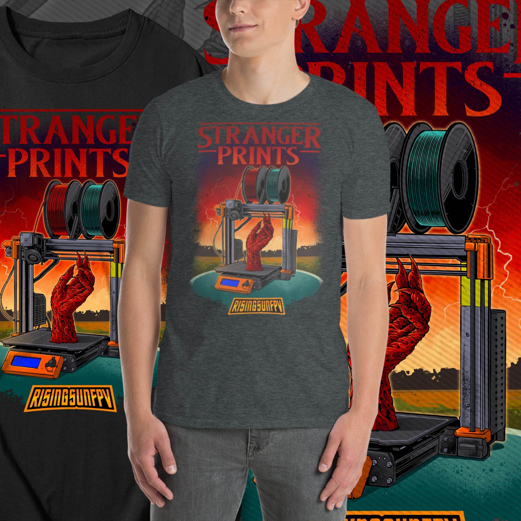 Stranger Prints T-Shirt - Rising Sun FPV