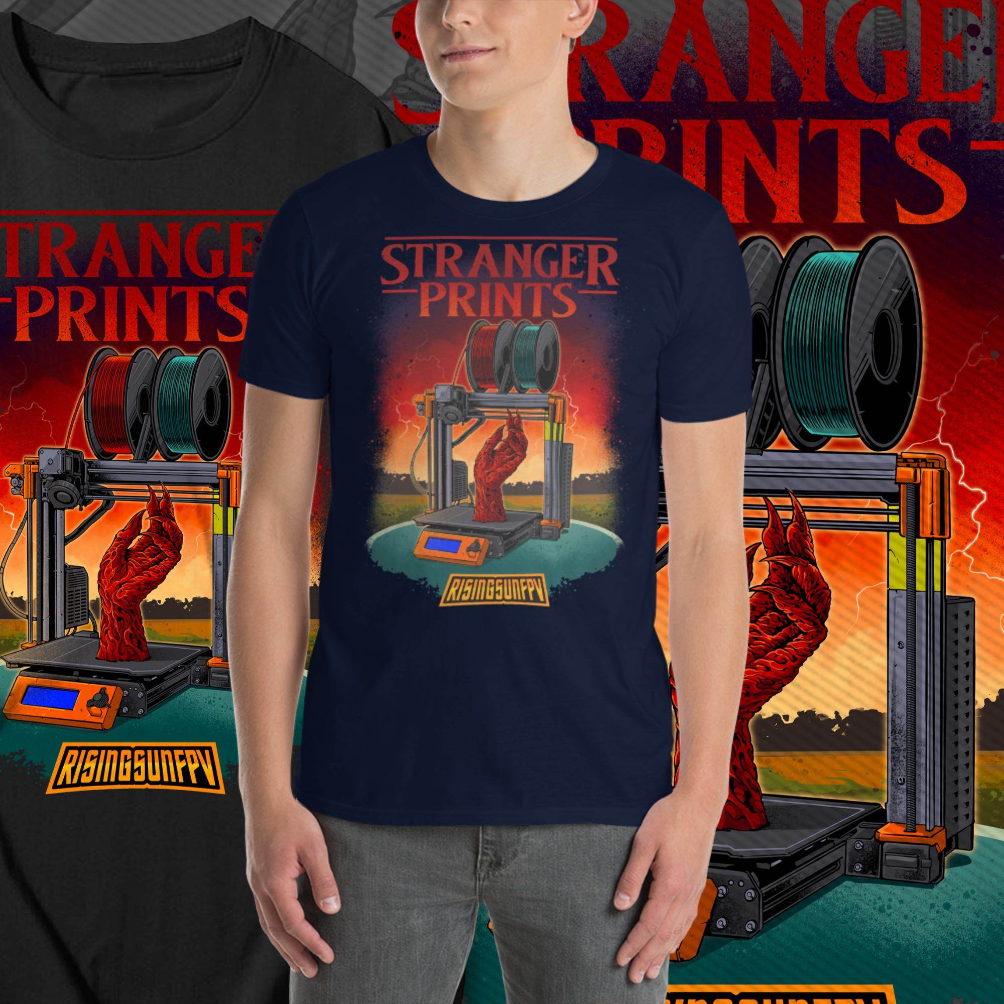 Stranger Prints T-Shirt - Rising Sun FPV