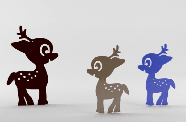 Christmas Tree Ornament - Cute Little Deer - Rising Sun FPV