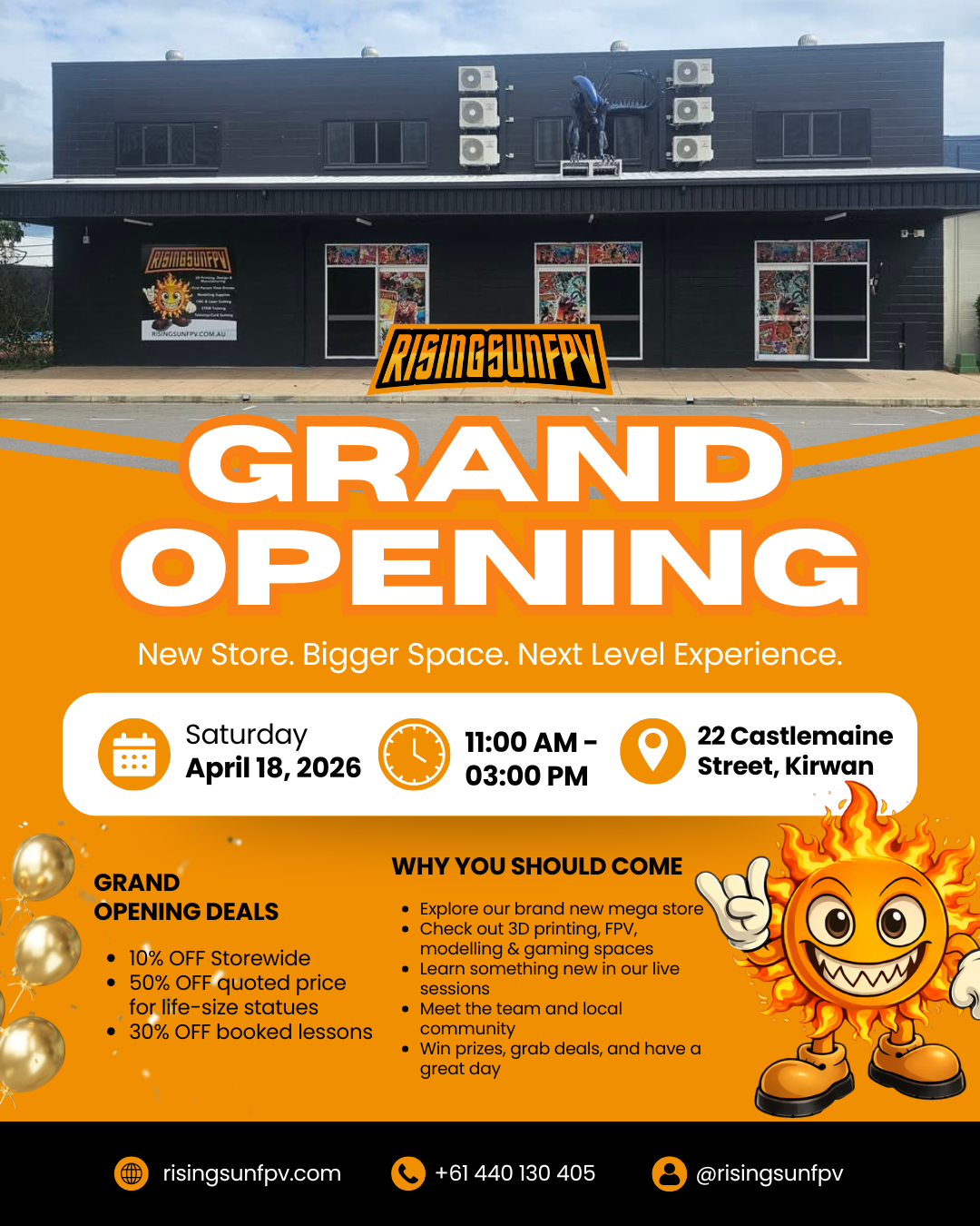 Celebrate 8 Years with Us! Rising Sun FPV Grand Opening 🎉