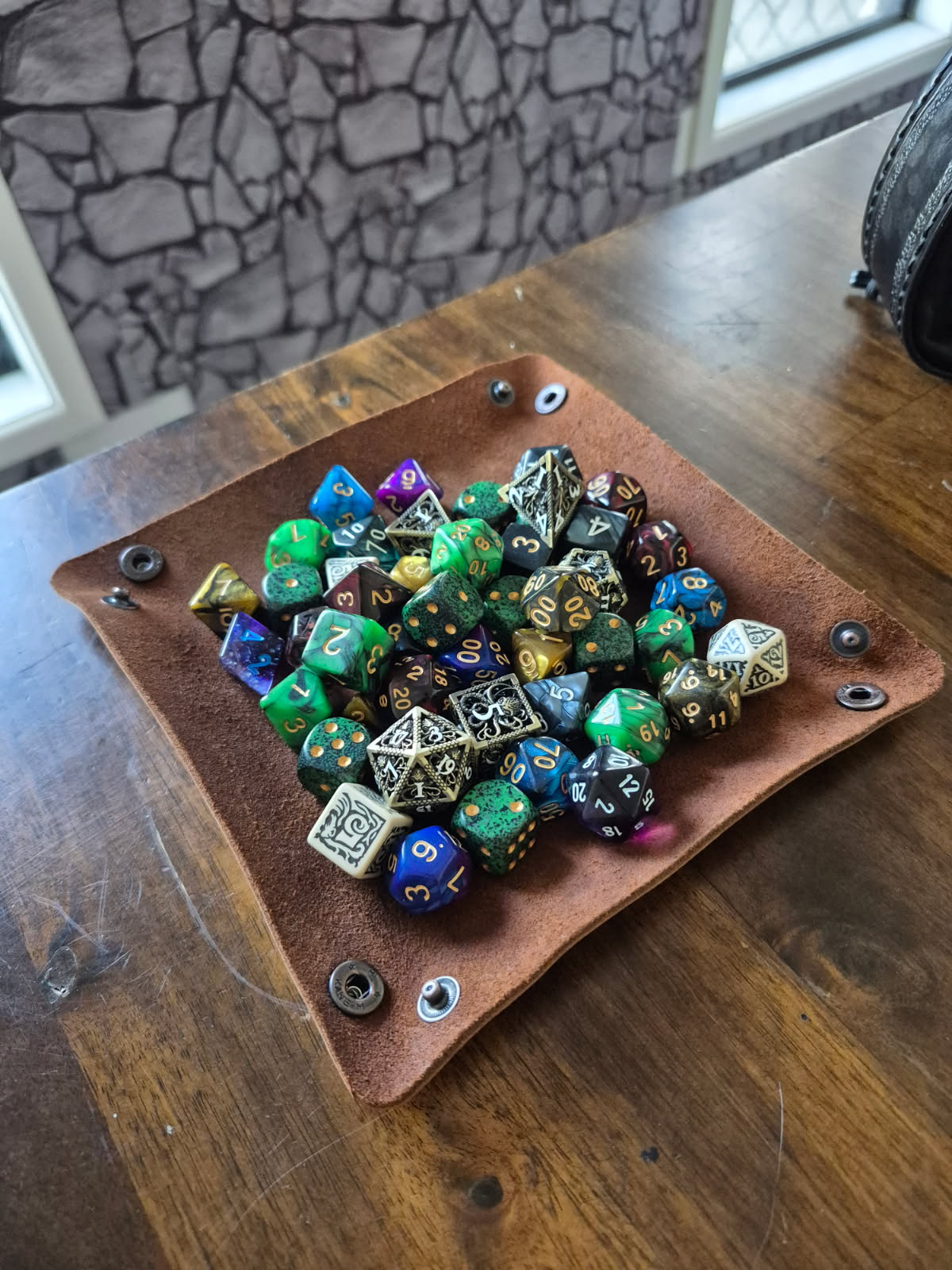 ATD Crafting – Leather Dice Tray - Plain Jane