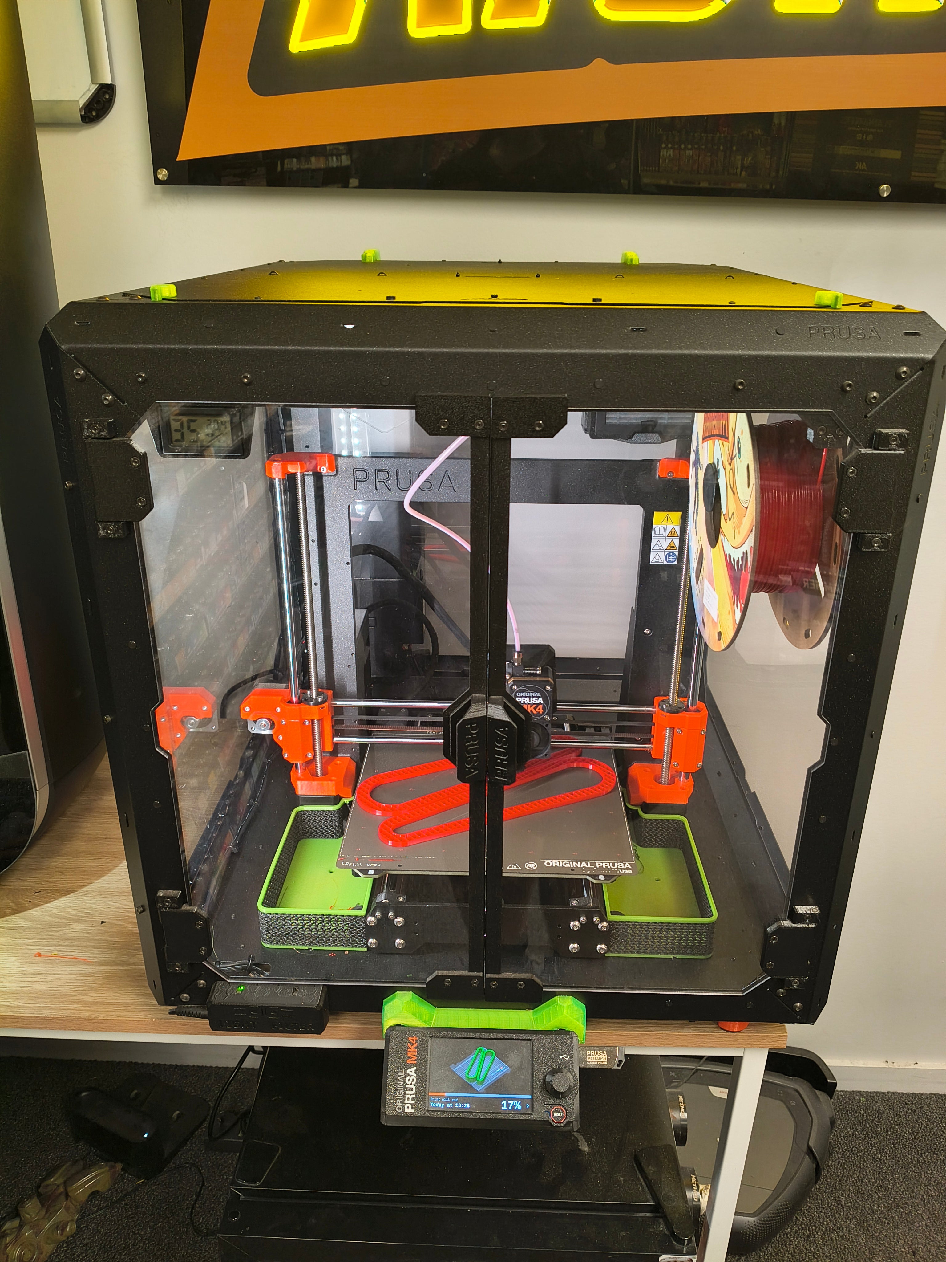 Original Prusa MK4 with LED and HEPA Filter Enclosure