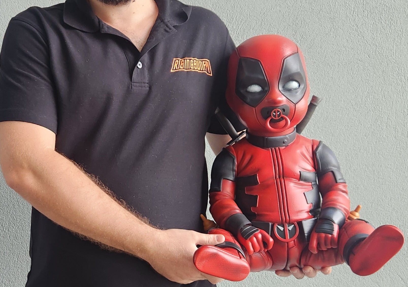 Baby Deadpool 1:1 Scale