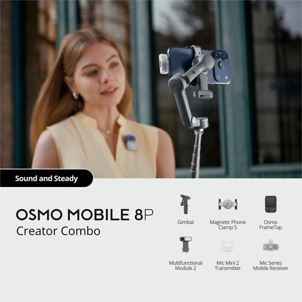 DJI Osmo Mobile 8P Creator Combo