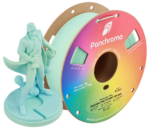 Polymaker Panchroma Matte Gradient / Rainbow PLA 1kg 1.75mm Filament (Aka PolyTerra)