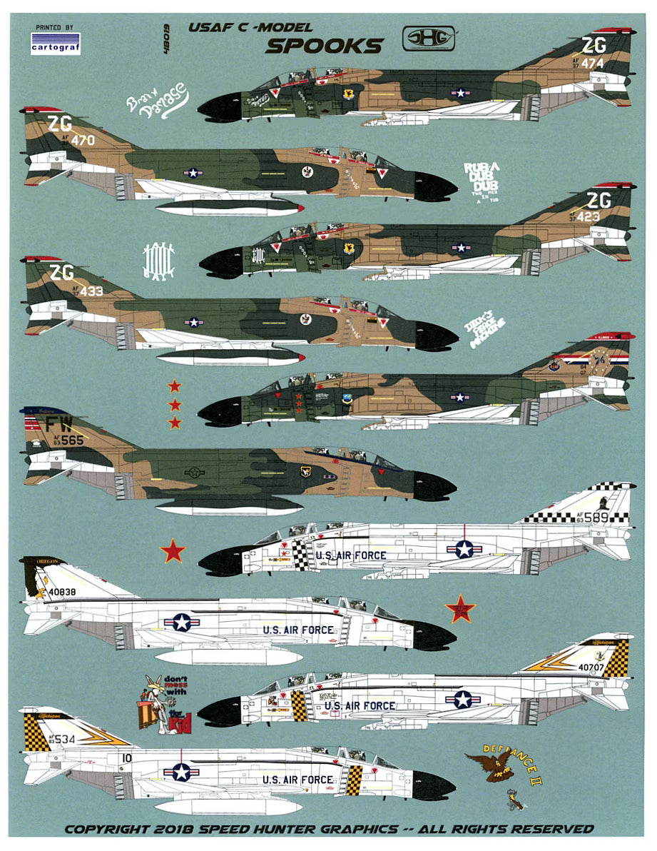 USAF C-Model Spooks (Decal)