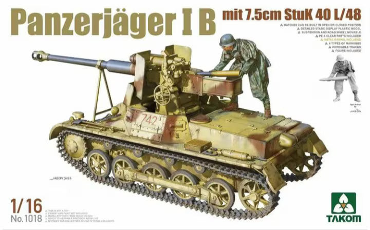Panzerjäger I B mit 7,5cm StuK 40 L48