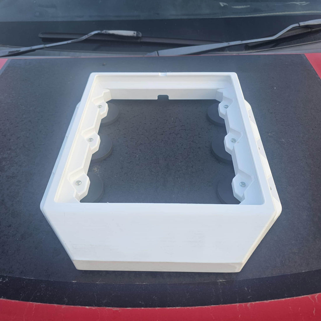 Starlink Mini Flat Mount with Magnets Conversion Kit by S3DP